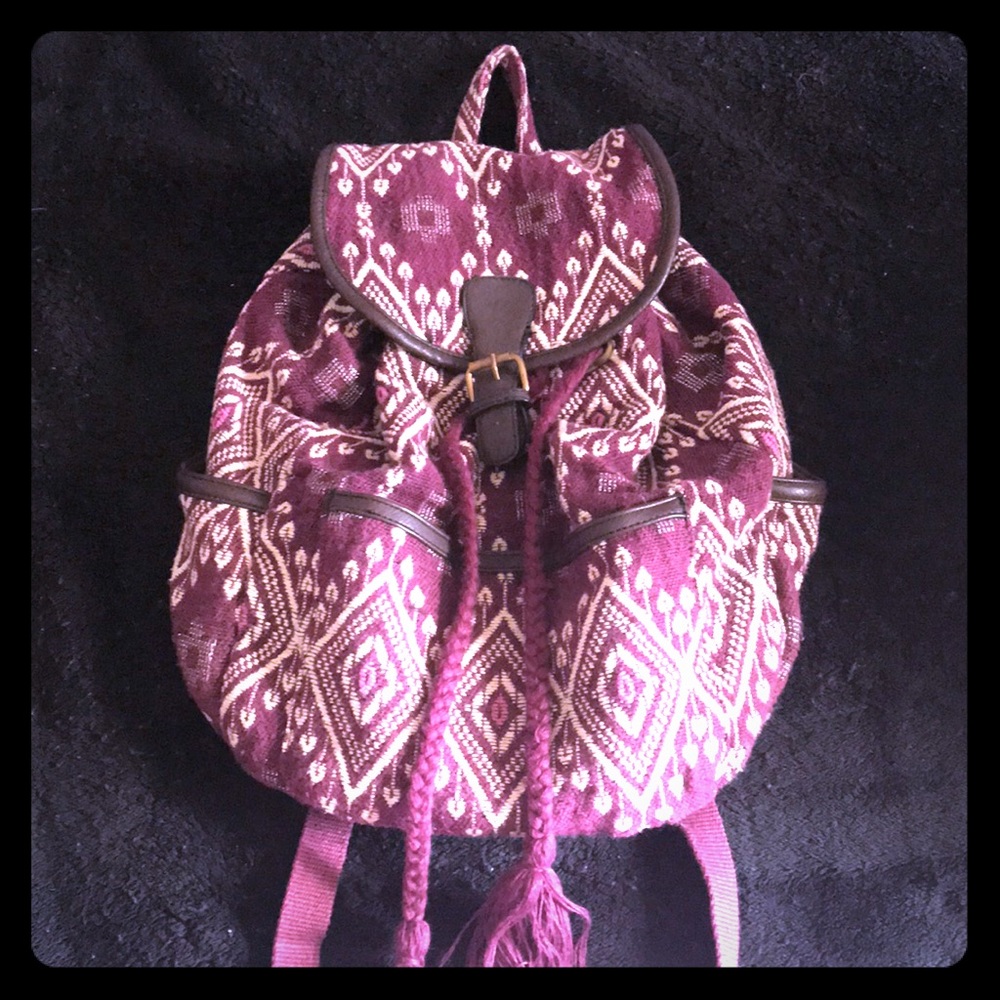 Like New Aeo Drawstring Backpack - image 1